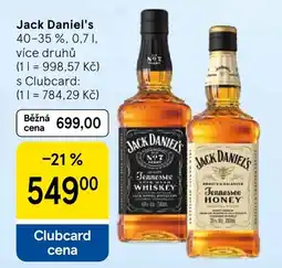 Tesco Jack Daniel's Tennessee Honey nabídka