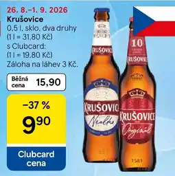 Tesco Krušovice nabídka