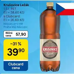Tesco Krušovice Ležák nabídka