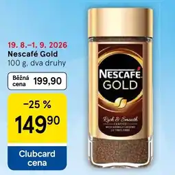 Tesco Nescafe gold nabídka