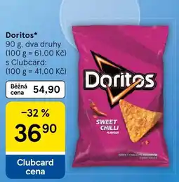 Tesco Doritos sweet chilli nabídka