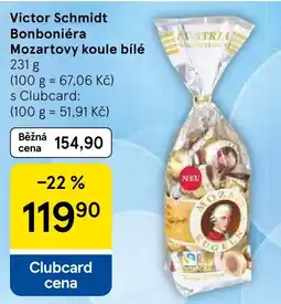 Tesco Victor Schmidt Bonboniéra Mozartovy koule bílé nabídka