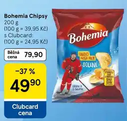 Tesco Bohemia chipsy nabídka