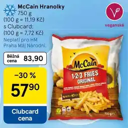 Tesco McCain Hranolky nabídka