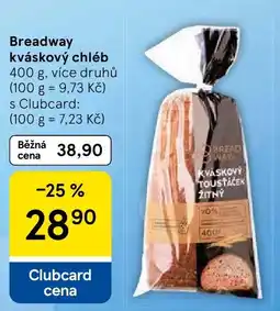 Tesco Breadway kváskový chléb nabídka