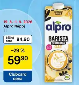 Tesco Alpro Nápoj nabídka