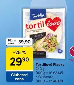 Tesco Tortilla tortil love nabídka