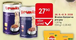 Tesco Brunos konzerva pro psy nabídka
