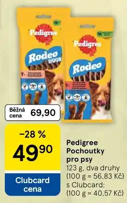 Tesco Pedigree Pochoutky pro psy nabídka