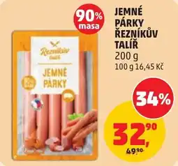 Penny Market Reznikov jemné párky nabídka