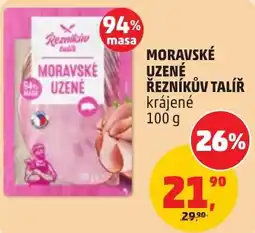 Penny Market Reznikův talíř moravské uzené nabídka