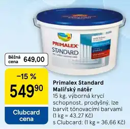 Tesco Primalex Standard Mališský nátěr nabídka