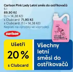 Tesco Carlson Pink Lady Letní směs do ostřikovačů nabídka