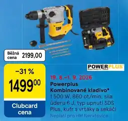 Tesco Powerplus Kombinované kladivo nabídka