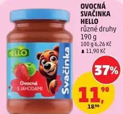 Penny Market Hello ovocná s jahodami svačinka nabídka