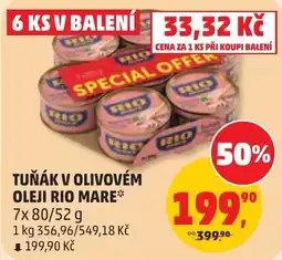 Penny Market Rio Mare tuňák v olivovém oleji nabídka