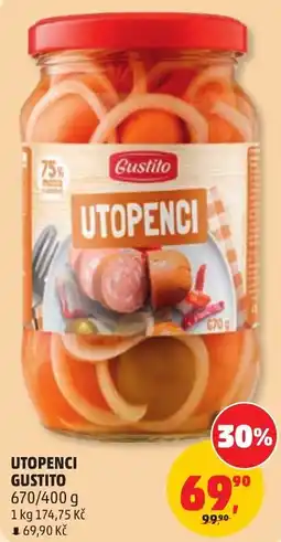 Penny Market Gustito utopenci nabídka