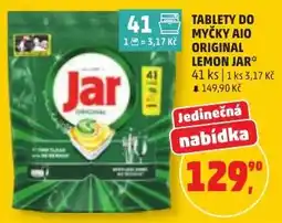 Penny Market Jar tablet do myčky aio original lemon jar nabídka