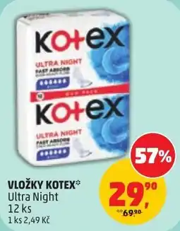 Penny Market Kotex Ultra Night nabídka