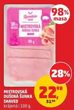 Penny Market Reznikov mistrovská dušená šunka shaved nabídka