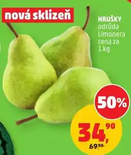 Penny Market Hrušky odrůda Limonera nabídka