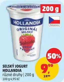 Penny Market Hollandia selský jogurt nabídka