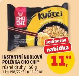 Penny Market Cho Chi instantní nudlová polévka nabídka