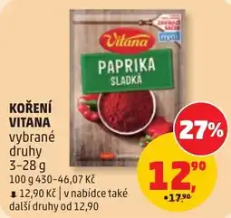 Penny Market Vitana paprika sladká nabídka