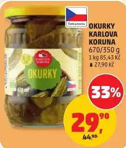 Penny Market Karlová Koruna okurky nabídka