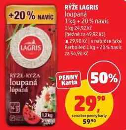 Penny Market Lagris ryže-ryža loupaná nabídka