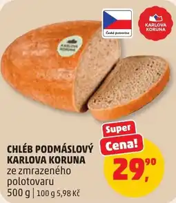 Penny Market Karlová Koruna chléb podmáslový nabídka