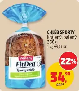 Penny Market Penam FitDen Sporty chléb nabídka
