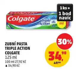 Penny Market Colgate zubní pasta triple action nabídka
