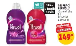 Penny Market Perwoll gel prací různé druhy nabídka
