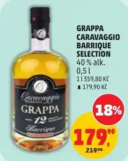 Penny Market Caravaggio Grappa 12 Barrique nabídka