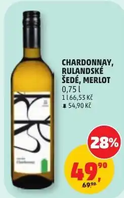 Penny Market Chardonnay, Rulandské šedé, Merlot nabídka