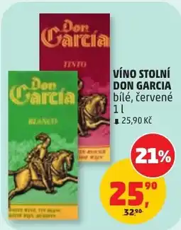 Penny Market Don Garcia víno stolní bílé, červené nabídka