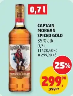Penny Market Captain Morgan Spiced Gold nabídka