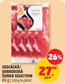 Penny Market Sedlácká/venkovská šunka selection nabídka