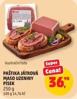 Penny Market Paštika játrová maso uzeniny písek nabídka