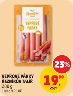 Penny Market Řezníkův Talíř Vepřové párky nabídka