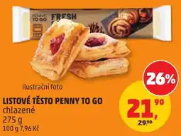 Penny Market Penny to go listové těsto nabídka