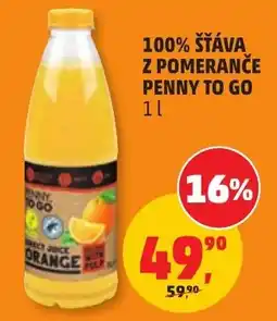 Penny Market Penny to go šťáva z pomeranče nabídka