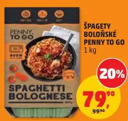 Penny Market Penny spaghetti bolognese nabídka