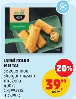 Penny Market Mei Tai jarní rolka se zeleninou, s kuřecím masem nabídka