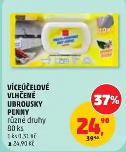 Penny Market Penny víceúčelové vlhčené ubrousky nabídka