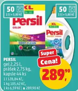 Penny Market Persil gel 2,25 l, prášek 2,75 kg, kapsle 44 ks nabídka
