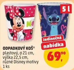 Penny Market Disney odpadkový koš nabídka