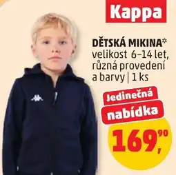 Penny Market Kappa dětská mikina nabídka