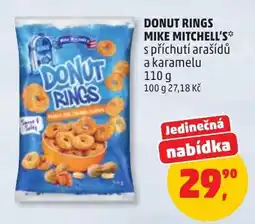 Penny Market Mike Mitchell's donut rings s příchutí arašídů a karamelu nabídka